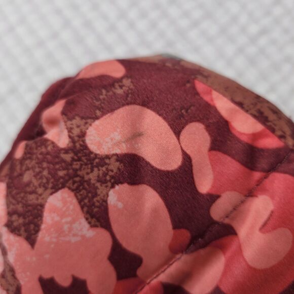 Hanna Andersson Reversible Down Puffer Jacket Quilted Pink Geo Sz 80 *spots - Picture 8 of 16